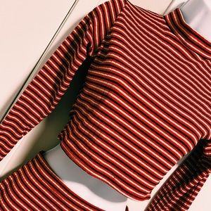 Two piece crop top set